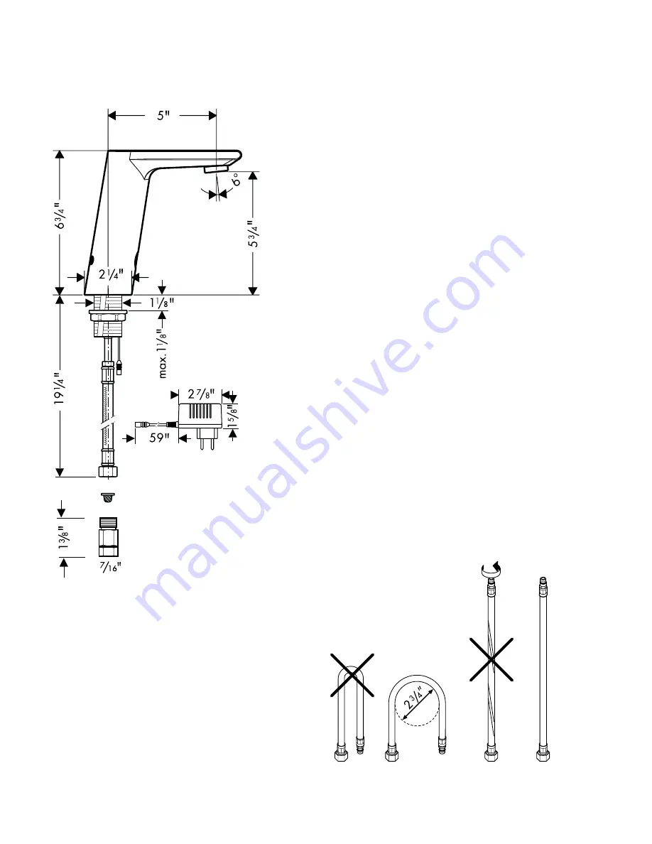 Hans Grohe Metris 31102XX1 Скачать руководство пользователя страница 2