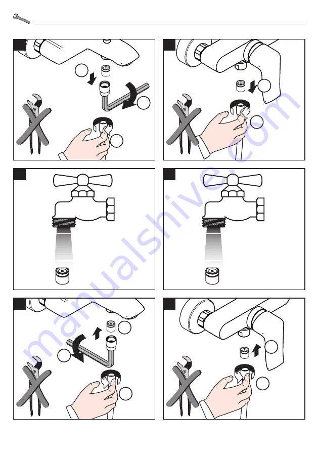 Hans Grohe Metris 31480009 Instructions For Use/Assembly Instructions Download Page 8