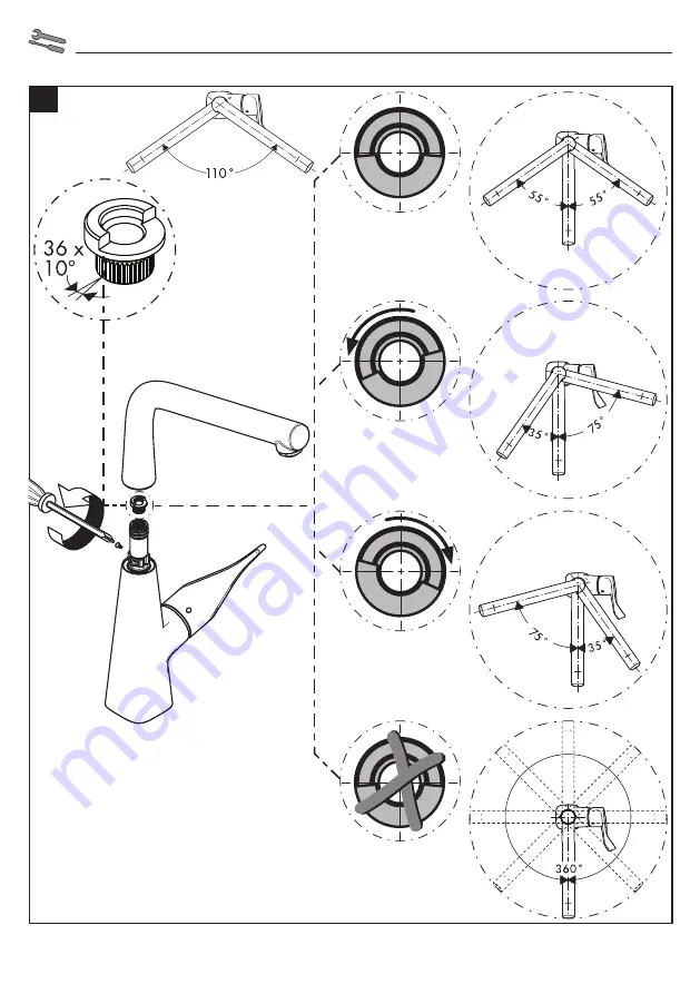 Hans Grohe Metris 320 Eco 14782000 Instructions For Use/Assembly Instructions Download Page 34