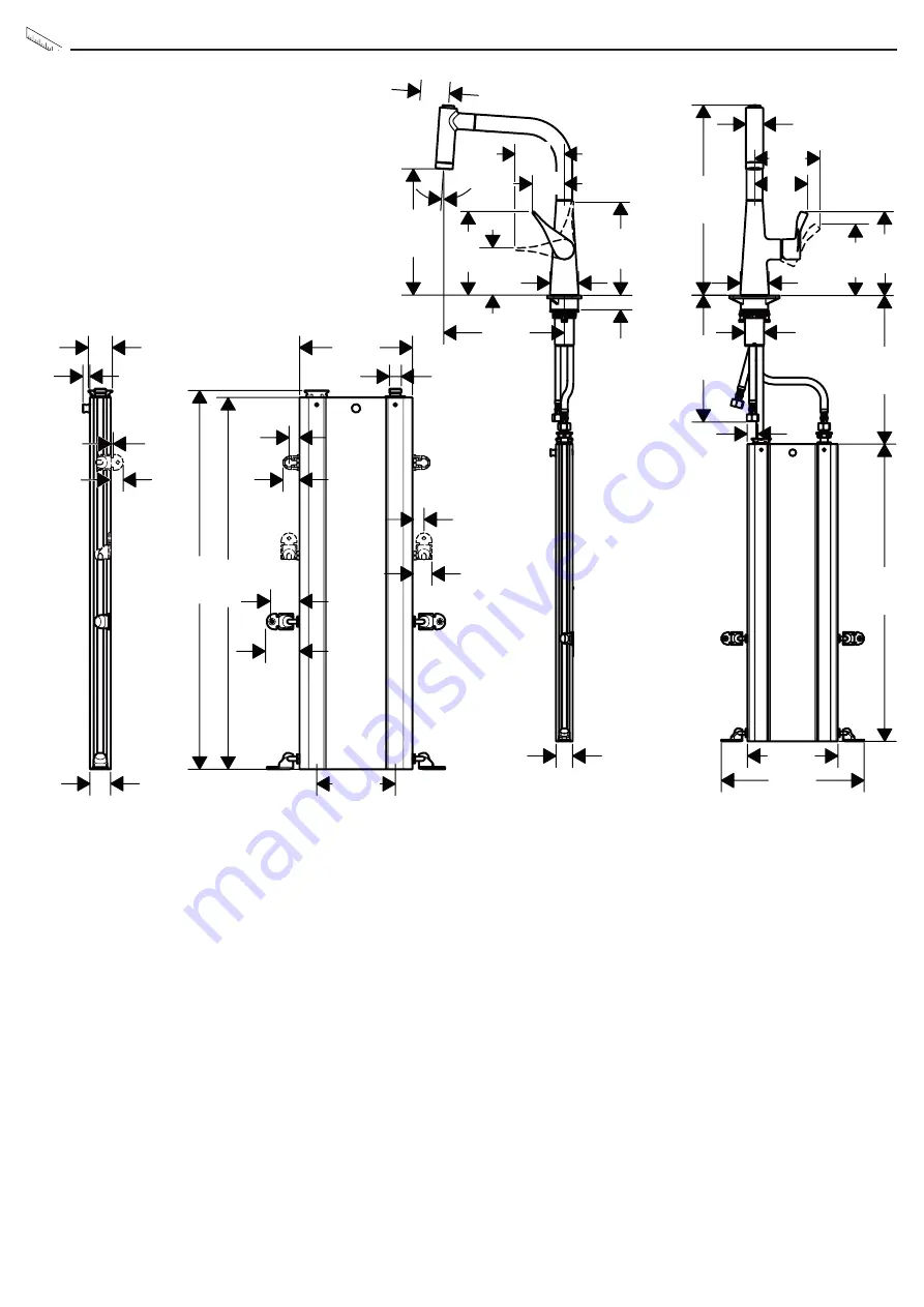 Hans Grohe Metris M71 220 2jet 73800 Series Instructions For Use/Assembly Instructions Download Page 9