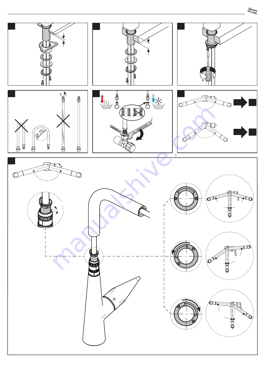 Hans Grohe Metris M71 220 2jet 73800000 Instructions For Use/Assembly Instructions Download Page 31