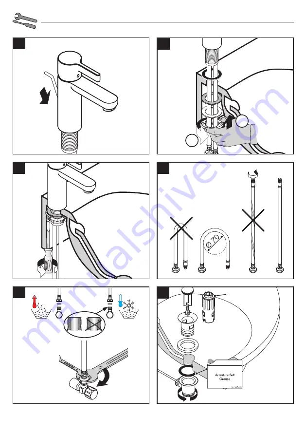 Hans Grohe Metris S 31015000 Instructions For Use/Assembly Instructions Download Page 4