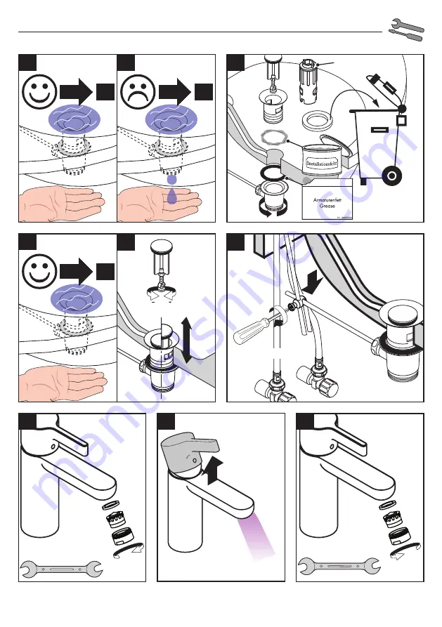 Hans Grohe Metris S 31015000 Instructions For Use/Assembly Instructions Download Page 5