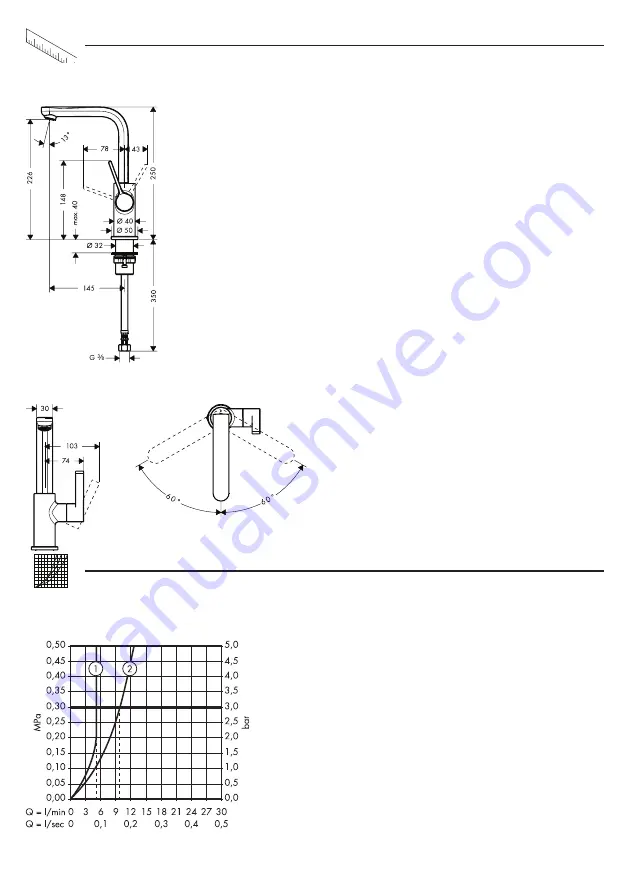 Hans Grohe Metris S 31161000 Instructions For Use/Assembly Instructions Download Page 34