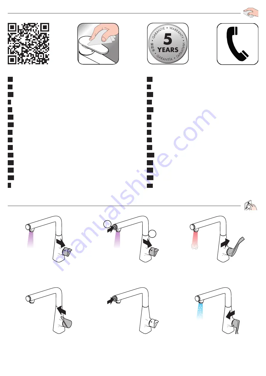 Hans Grohe Metris Select 320 Instructions For Use Manual Download Page 35