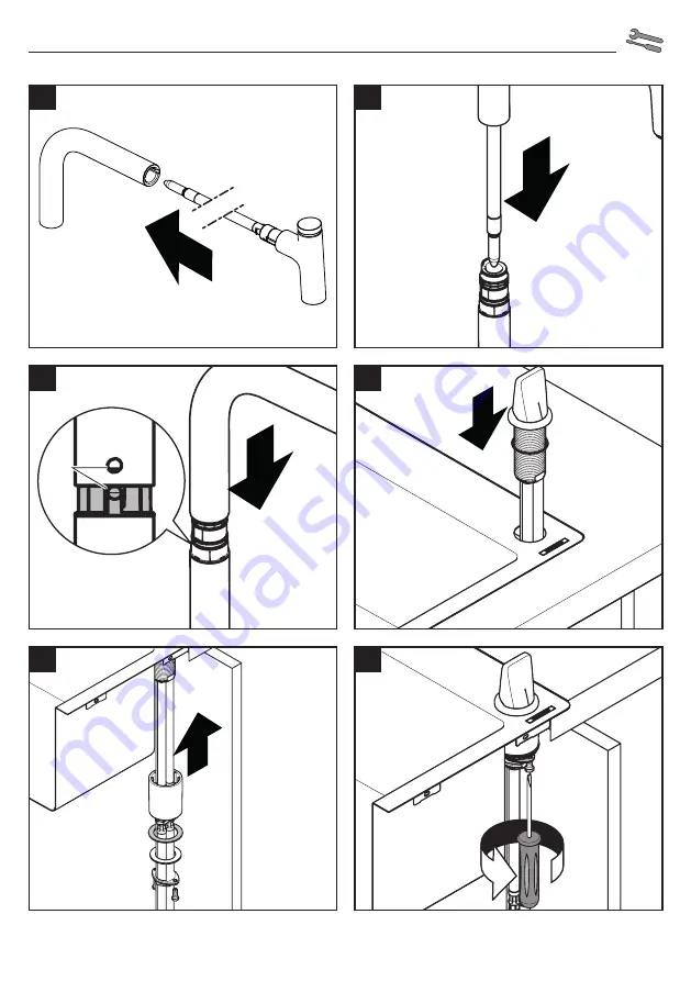 Hans Grohe Metris Select M71 200 1jet 14845007 Скачать руководство пользователя страница 5