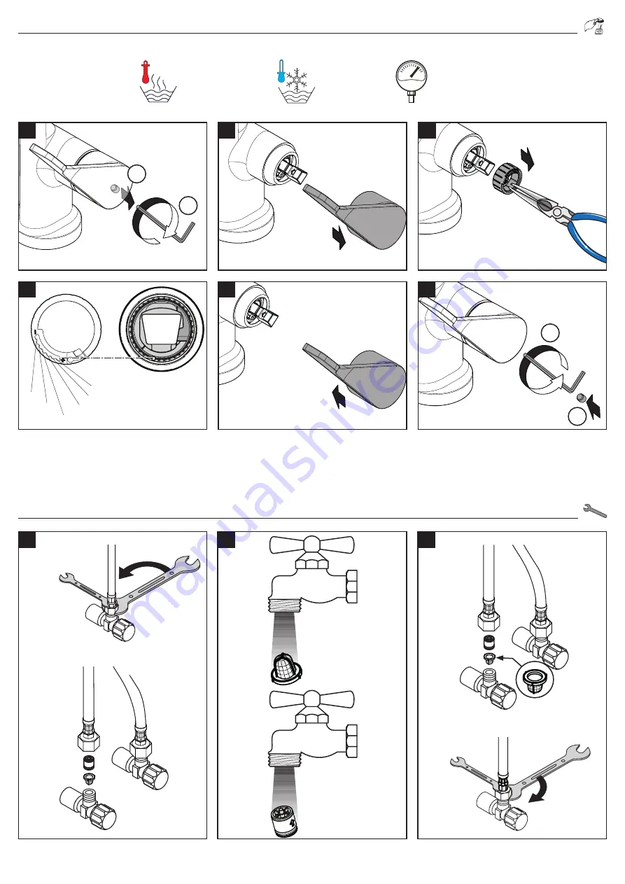 Hans Grohe Metris Select M71 220 2jet sBox 73805000 Instructions For Use/Assembly Instructions Download Page 35