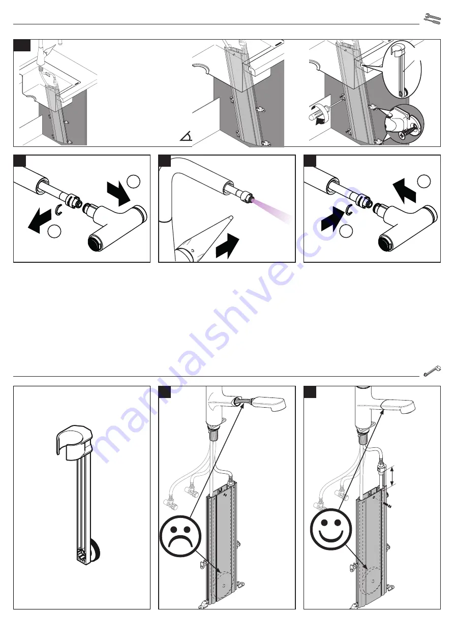 Hans Grohe Metris Select M71 240 1jet sBox 73802 Series Instructions For Use/Assembly Instructions Download Page 35