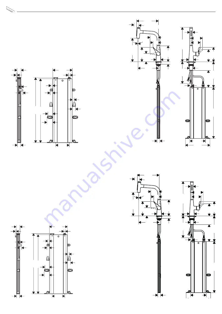 Hans Grohe Metris Select M71 240 1jet sBox 73802 Series Скачать руководство пользователя страница 38