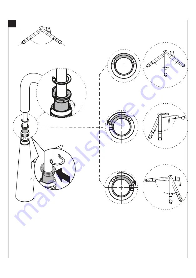 Hans Grohe Metris Select M71 320 1jet 14884 Series Installation/User Instructions/Warranty Download Page 8