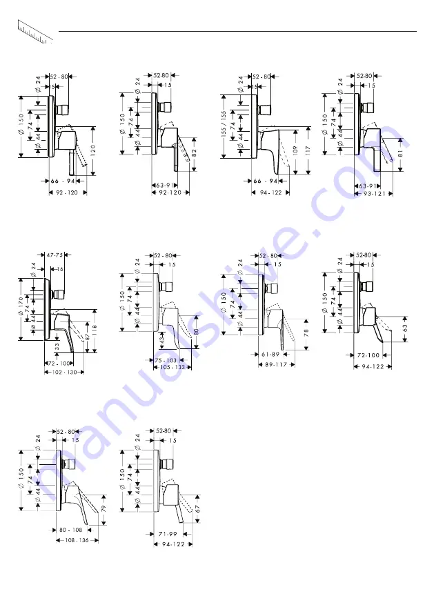 Hans Grohe Metris Instructions For Use/Assembly Instructions Download Page 34