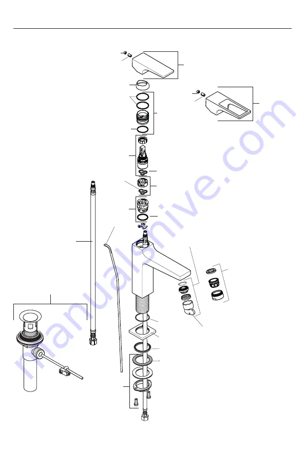 Hans Grohe Metropol 100 32505 1 Series Installation/User Instructions/Warranty Download Page 13