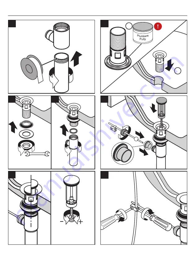 Hans Grohe Metropol 100 74505 1 Series Installation/User Instructions/Warranty Download Page 9