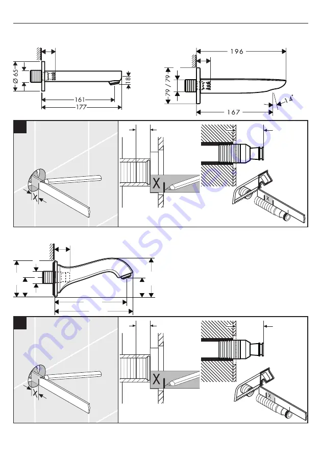 Hans Grohe Metropol Classic 13425000 Assembly Instructions Manual Download Page 4