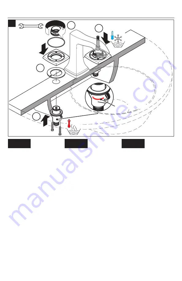 Hans Grohe Metropol Classic 31307 1 Series Installation/User Instructions/Warranty Download Page 6