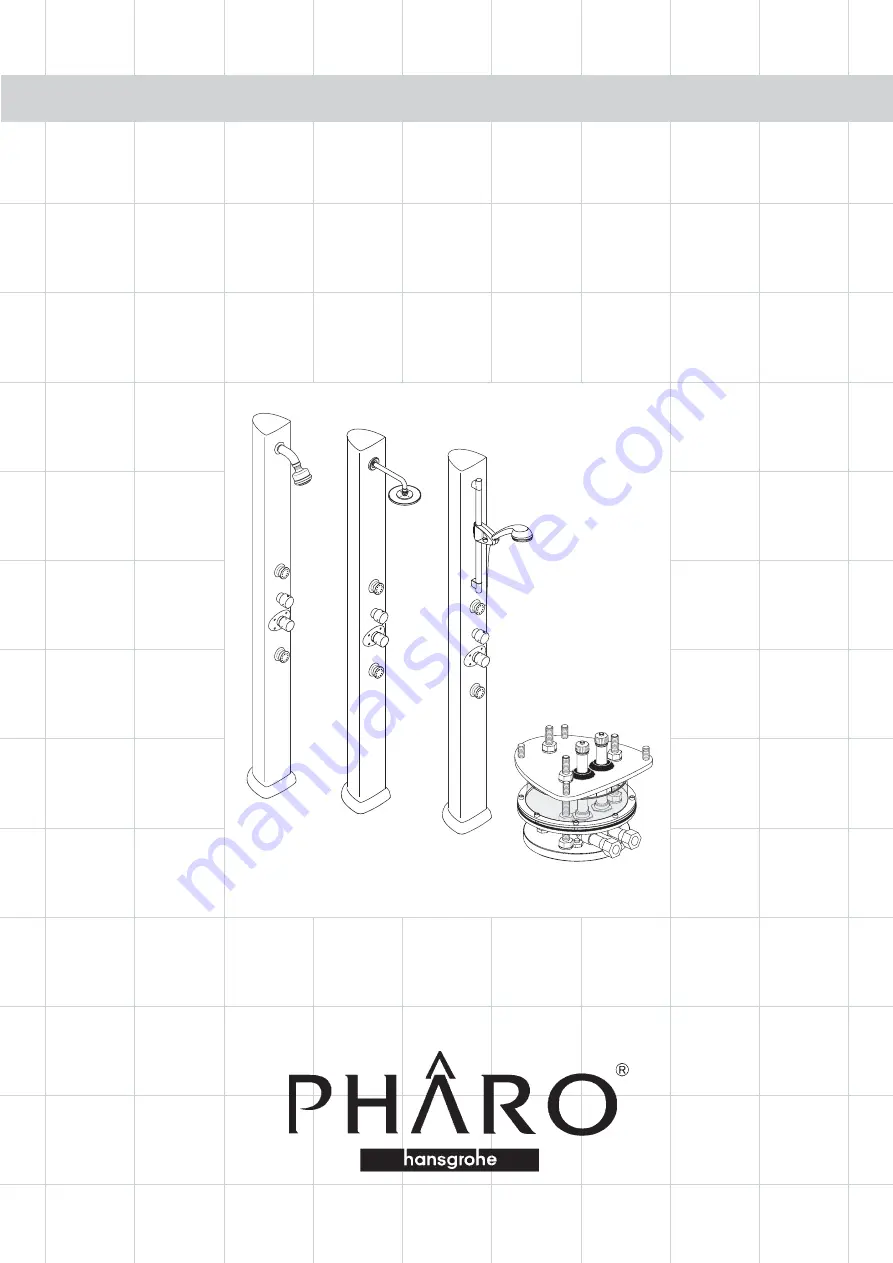 Hans Grohe Pharo 29018000 Manual Download Page 1