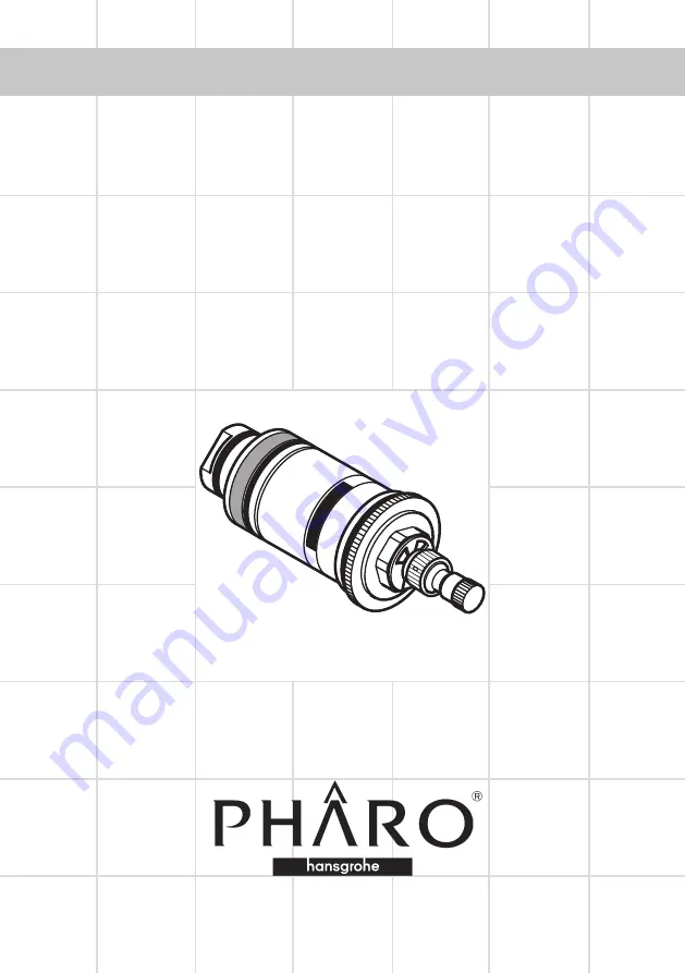 Hans Grohe PHARO DT 115 1/98 Quick Start Manual Download Page 1