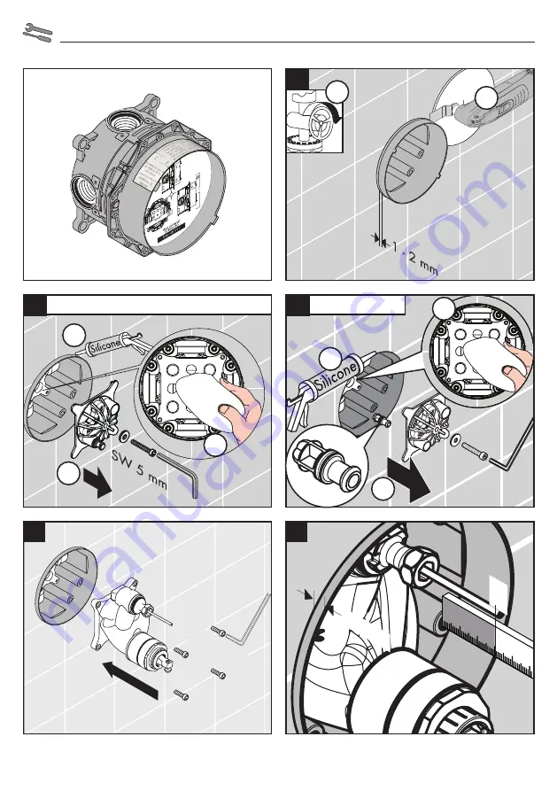 Hans Grohe Picta 13045000 Instructions For Use/Assembly Instructions Download Page 6