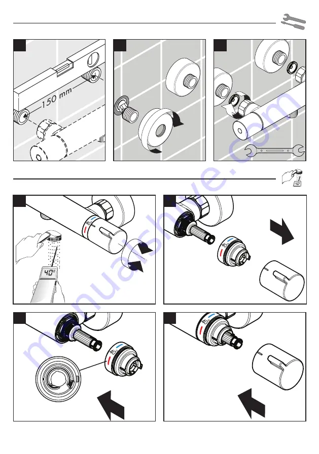 Hans Grohe Picta 13714000 Instructions For Use Manual Download Page 9