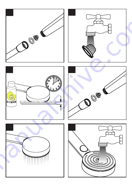 Hans Grohe Pulsify 105 3jet Activation EcoSmart 24101 Series Assembly Instructions Manual Download Page 3