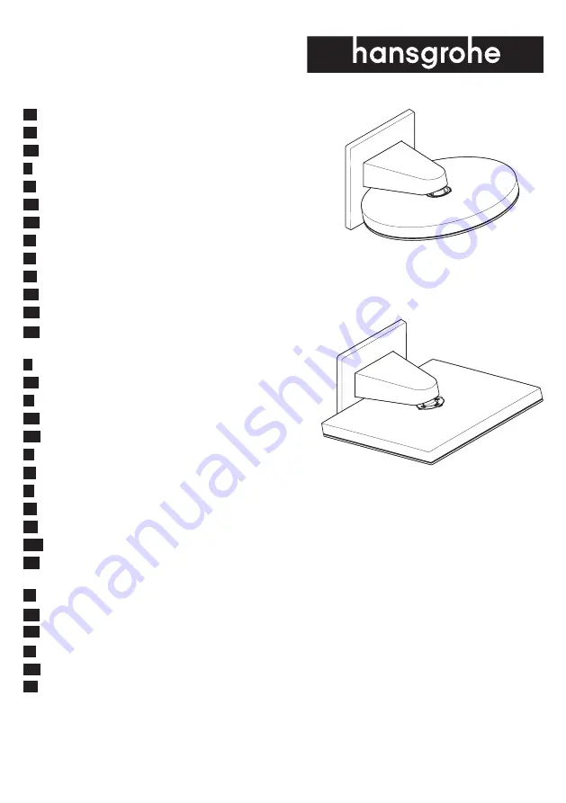 Hans Grohe Pulsify 260 2jet 24150 Series Instructions For Use/Assembly Instructions Download Page 1