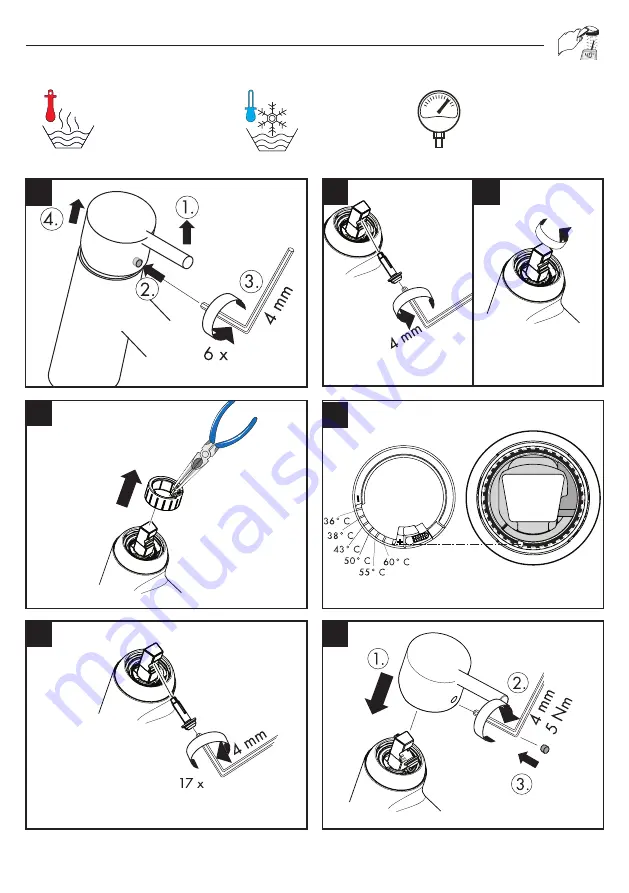 Hans Grohe PuraVida 15445 Series Instructions For Use/Assembly Instructions Download Page 34