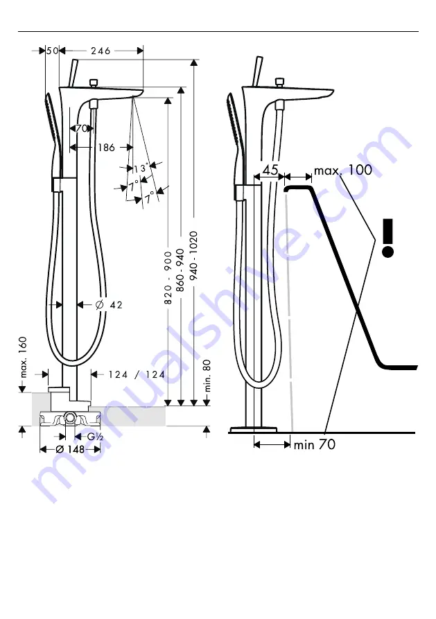 Hans Grohe PuraVida 15473 Series Скачать руководство пользователя страница 2