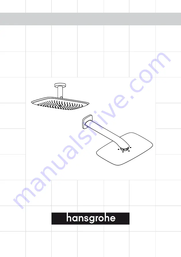 Hans Grohe PuraVida 27390 Series Manual Download Page 1