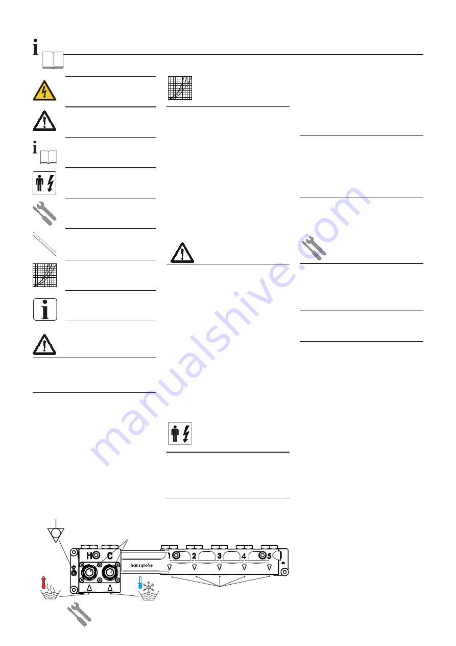 Hans Grohe RainBrain 15840180 Assembly Instructions Manual Download Page 10