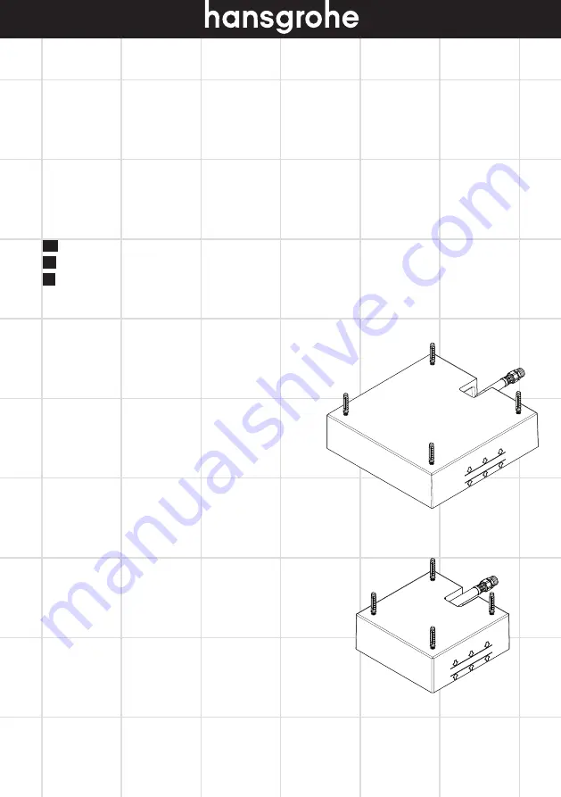 Hans Grohe Raindance 26254181 Installation/User Instructions/Warranty Download Page 1