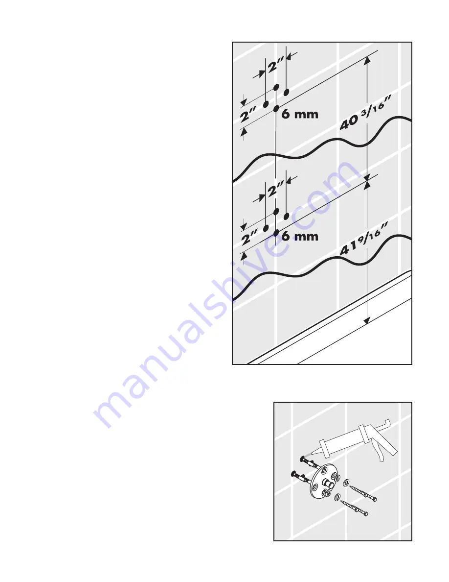 Hans Grohe Raindance Connect Showerpipe 27164001 Installation Instructions / Warranty Download Page 4