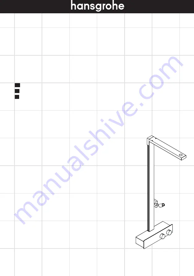 Hans Grohe Raindance E 04732 0 Series Скачать руководство пользователя страница 1