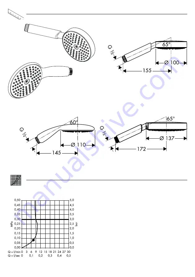 Hans Grohe Raindance E 100 AIR 1jet 28508003 Instructions For Use/Assembly Instructions Download Page 6