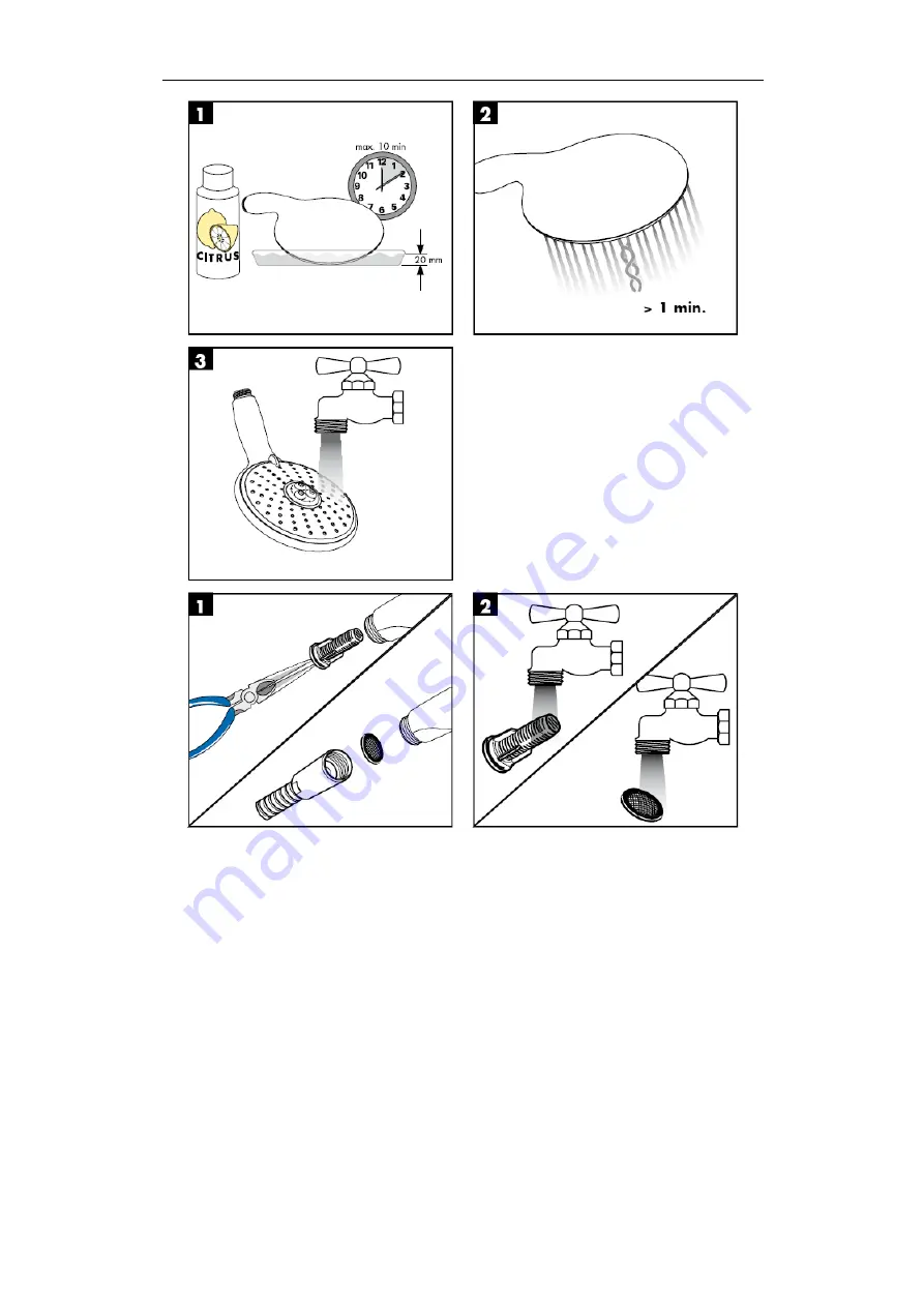 Hans Grohe Raindance E 150 AIR 3jet 28518000 Assembly Instructions Manual Download Page 30