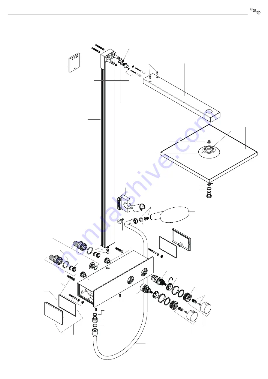 Hans Grohe Raindance E 300 1jet Showerpipe 350 ST 27361000 Instructions For Use/Assembly Instructions Download Page 39