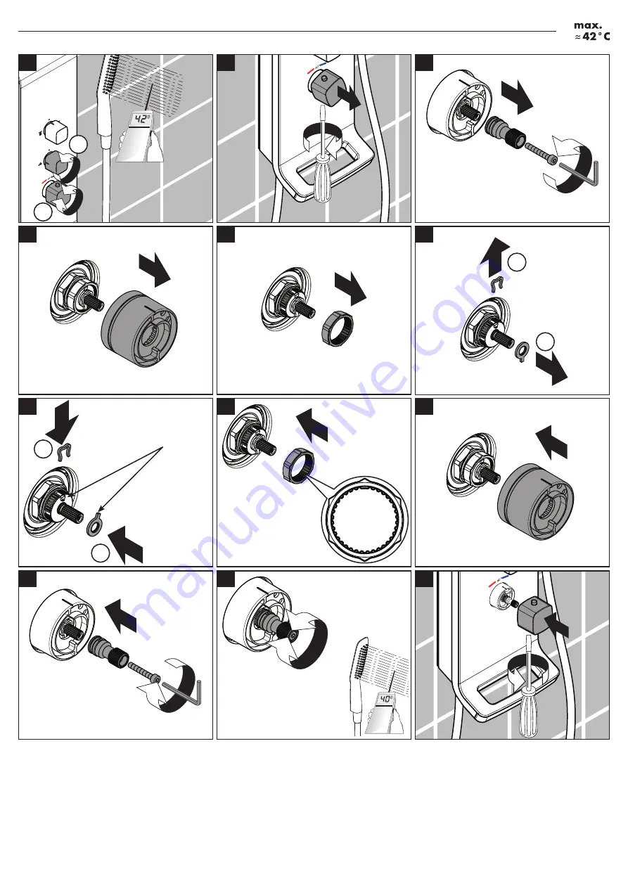 Hans Grohe Raindance Lift Instructions For Use/Assembly Instructions Download Page 35