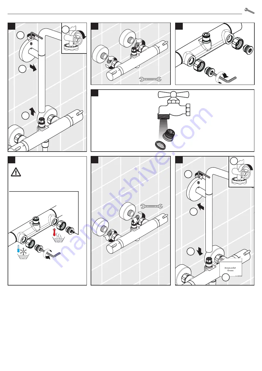 Hans Grohe Raindance S Showerpipe 240 1jet EcoSmart... Скачать руководство пользователя страница 39