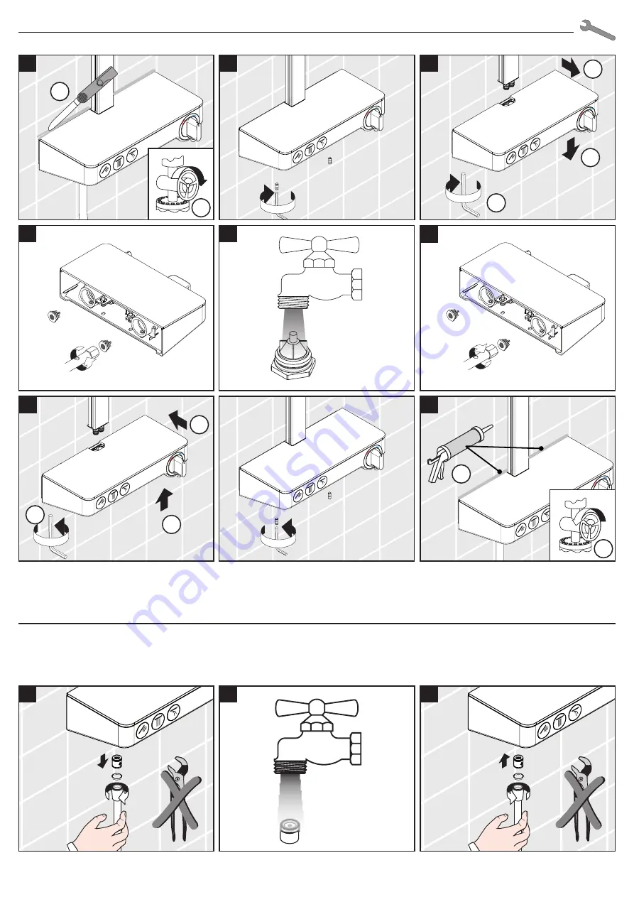 Hans Grohe Raindance Select 2jet Showerpipe 27126000 Instructions For Use/Assembly Instructions Download Page 37