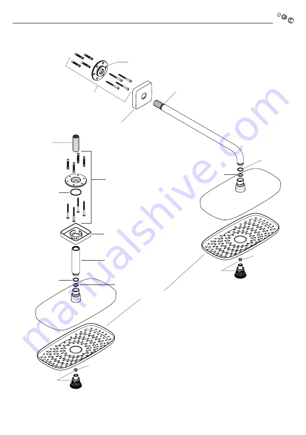 Hans Grohe Raindance Select S 240 2jet 26466 Series Instructions For Use/Assembly Instructions Download Page 45