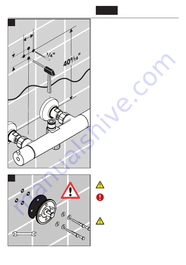 Hans Grohe Raindance Showerpipe 27165-1 Series Installation/User Instructions/Warranty Download Page 10