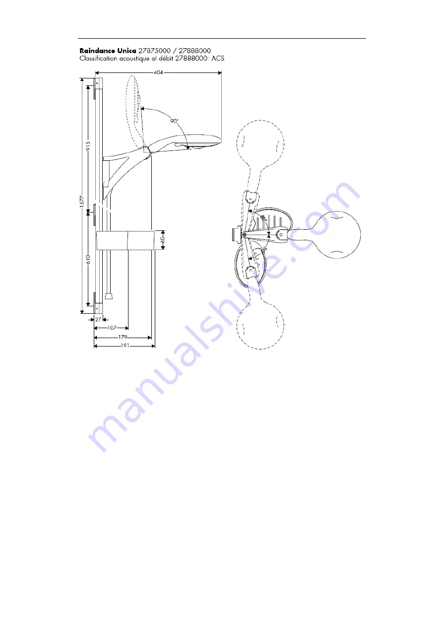 Hans Grohe Raindance Unica Set Скачать руководство пользователя страница 24