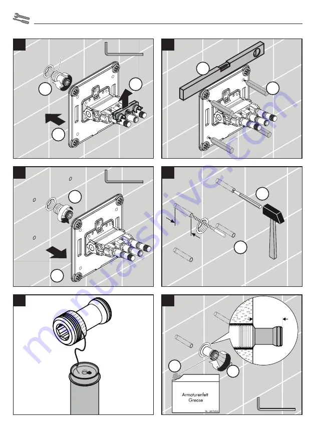 Hans Grohe Rainfinity 250 1jet 26226 Series Instructions For Use/Assembly Instructions Download Page 34