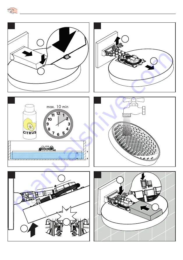 Hans Grohe Rainfinity 250 1jet 26226 Series Instructions For Use/Assembly Instructions Download Page 44