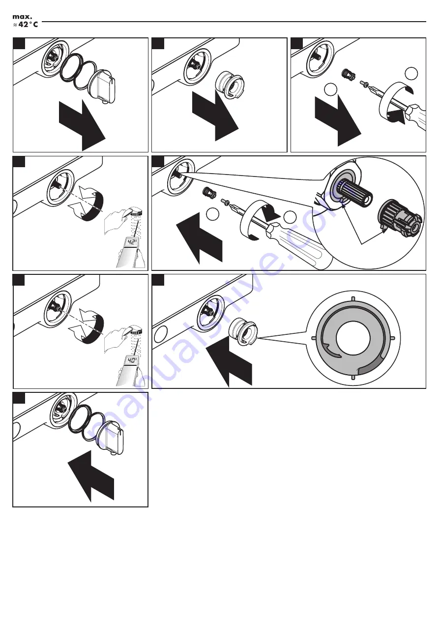 Hans Grohe Rainmaker Select 420 2jet 27168400 Instructions For Use/Assembly Instructions Download Page 36