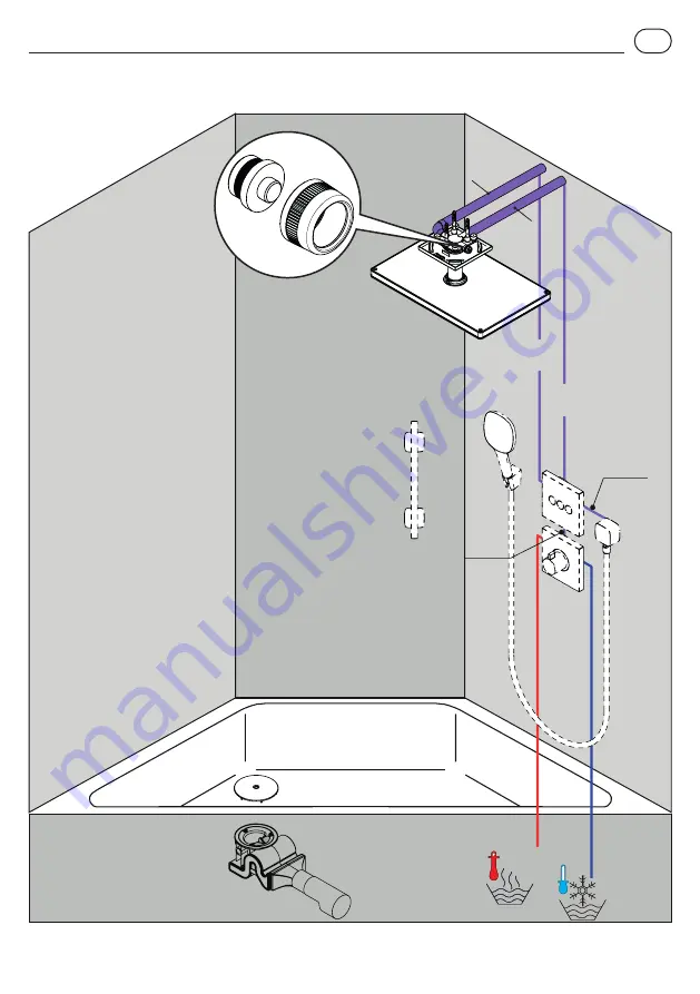 Hans Grohe Rainmaker Select 460 1jet 24002400 Instructions For Use/Assembly Instructions Download Page 35