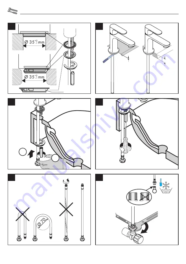 Hans Grohe Rebris E 80 72506 Series Instructions For Use/Assembly Instructions Download Page 18