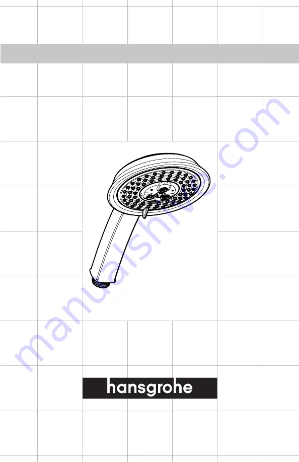 Hans Grohe S 042300 Series Installation Instructions / Warranty Download Page 33