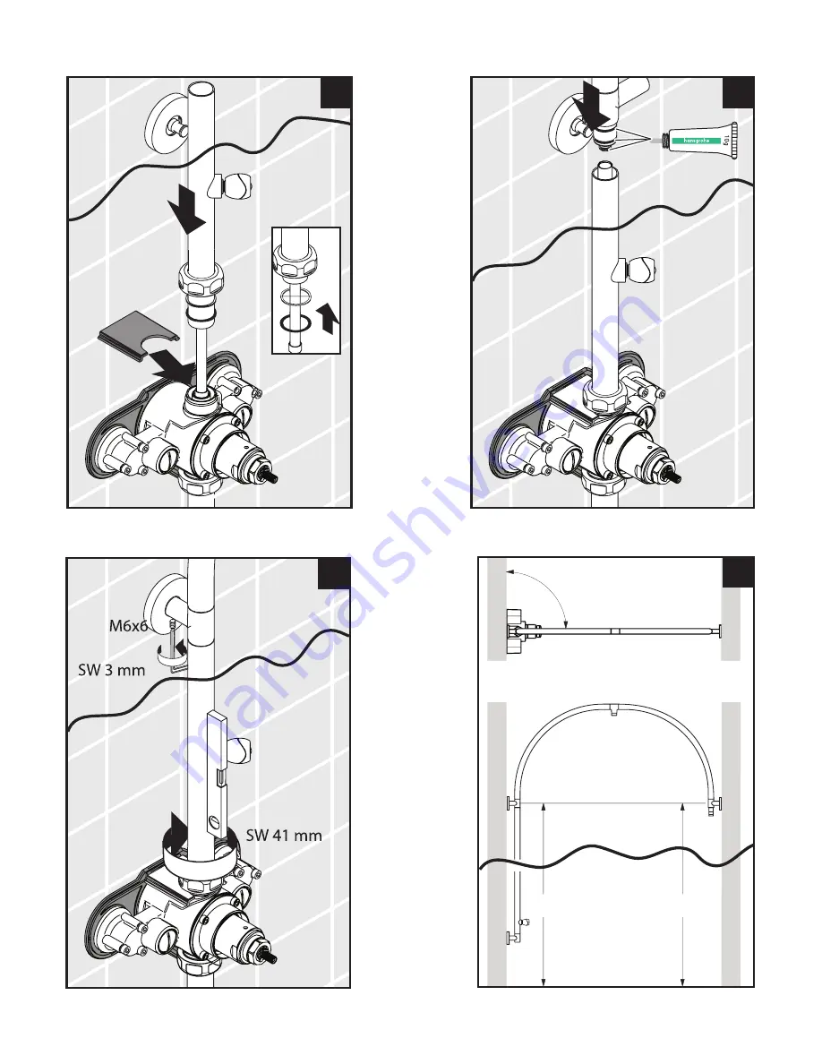 Hans Grohe ShowerArc 26396001 Installation Instructions / Warranty Download Page 18