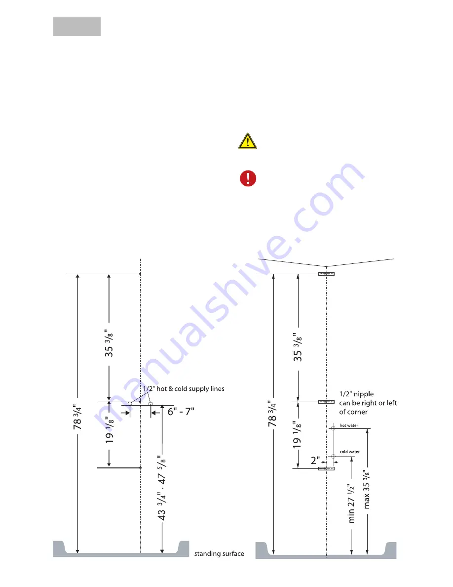 Hans Grohe Showerpanel I Installation Instructions / Warranty Download Page 4