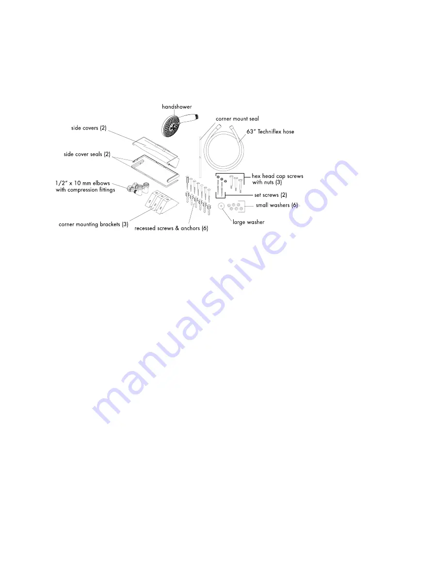 Hans Grohe Showerpanel Installation Instructions / Warranty Download Page 3